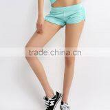 Colorful Summer Young Women Plain Dyed 65% Cotton 35% Polyester Good Quality Cheap Price Wholesale Booty Shorts thumbnail-2