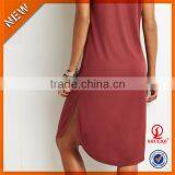 Cotton Ladies Comfortable Dresses With Pictures in Casual Dress thumbnail-2
