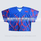 Custom Mock up Jersey Sublimated Box Lacrosse Top Shirt thumbnail-2