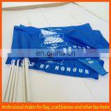 2015 Hot Selling Good Quality Polyester Hand Flags