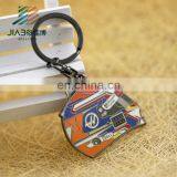 Hard Enamel Motor Cycle Helmet Metal Custom Keychain for Wholesales thumbnail-4