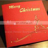 3D Handmade Greeting Card Christmas Castle Card Creative Hot Holiday Greeting Cards thumbnail-2