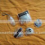 Custom Branded Logo Pvc Down Feather Inflatable Garment Label Tags thumbnail-1