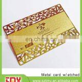 86*54*0.3mm Aluminum/ Stainless Steel Metal Business Card ,embossed Metal Cards thumbnail-5