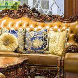 2018 Popular Leather Latest Home 1+2+3 Sofa Set Designs House Living Room Furniture thumbnail-2