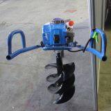 New Design Hand Push Type Wheel Earth Auger Ground Drill With 2 Stroke Gas Engine thumbnail-5