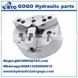 SOFT JAW 8" Hydraulic Chuck Tailstock Flat Bed Cnc Lathe Machine thumbnail-3