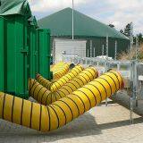 Yellow Flexible Air Ducting Tarpaulin Fabric Air Duct PVC Flexible Air Ducting Air Distribution Duct With Holes thumbnail-3