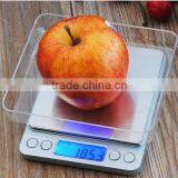 Smart Weigh Digital Pro Pocket Scale With Back-Lit LCD Display, Silver 2000x0.1g 3000x0.1g