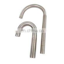 Hot Dip Galvanized Anchor J Type Hook Bolt Grade 5 Grade 8 J Type Anchor Bolt 3/8