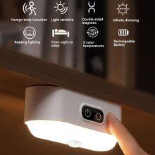 LED Bedside Wall Reading Lamp Eye Protected 3 Modes Lighting Brightness Adjustable LED Desk Lamp For Study USB Rechargeable Lamp thumbnail-2