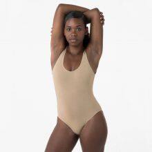 Custom Bodysuit Clothes Tank Scoop Back Bodysuit Dancewear Fitness Legging Unitards thumbnail-2