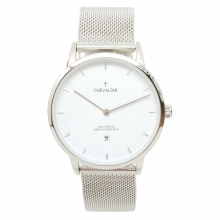 Stainless Steel Water Resistance Ultrathin Man Watch Women Quartz Watches thumbnail-5