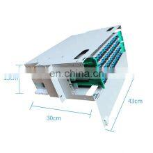 19 Inch 24 48 96 144 Core Rack Mounted Cold-Roll Steel Optical Fiber ODF Optical Distribution Frame Full Load thumbnail-5