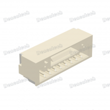 Denentech 1.25mm Pitch Wafer GH Type Single Row Right Angle SMT Connector thumbnail-3