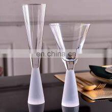 New Model Best Gift White Drinking Custom Glass Logo Wholesale Gold Flute Champagne thumbnail-2