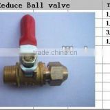 High performance mini forged brass ball valve