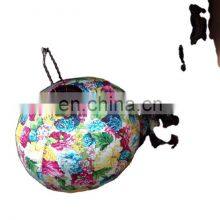 Vietnam Silk Lantern and Lamp - Round Lantern thumbnail-3