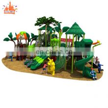 Kids plastic slides play set outdoor used commercial equipment playground
