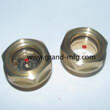 MNPT Thread 3/8 3/4 Compressor Oil Sight Glass for Pump Brass Oil Levels Indicator thumbnail-5