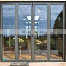 Apartment Aluminum French Doors Modern Folding Aluminum Door With Sidelight and Transom thumbnail-4