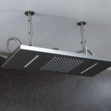 Shower Set With Multi-funciton Shower Head Rainfall Waterfall Body Jet in 304 Stainless Steel thumbnail-3