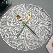 PVC Place Mats Non Slip Kitchen Coaster Insulation Mat Home Hotel Decoration Accessories thumbnail-2