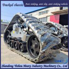 Large Harvester Modified With Half Track Chassis thumbnail-1