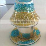 Mosaic Glass Oil Lamp Glass Bowl Glass Lantern