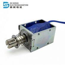 Factory Supply DC 24V DS-1040 Push Pull Linear Open Frame Solenoid With 10mm Stroke for Automation Equipment thumbnail-3