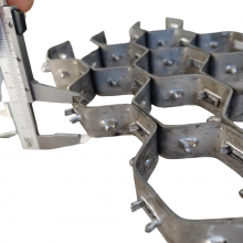 304H Stainless Steel Hexmesh With Bonding Holes /1