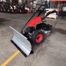 Snow Sweeper, Community Road Snow Removal Equipment, Full Gear Fuel, Small Hand-pushed Outdoor Snow Sweeper thumbnail-4
