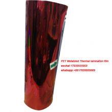 Colored PET Metalized Thermal Lamination Film With Kinds of Gold Colors