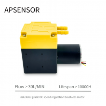 Industrial Miniature Air Pump Ap2430t High-flow Brushless Diaphragm Air Pump Tga-3osn24bl thumbnail-2