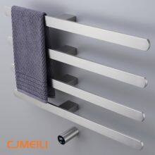 Bathroom Electric Heated Towel Rack, Towel Warmer for Bathroom, Wall Mounted Stainless Steel,4 Colours thumbnail-3