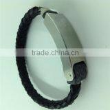 Wholesale China Stylish Bracelet Usb Cable pu Leather Bracelet Usb Cable for Iphone and Micro thumbnail-1