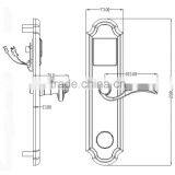 New Remote Controlled Digital Smart Hotel Main Gate Door Lock thumbnail-6