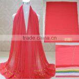 Wholesale Tassel Cotton Rhinestone Sequin Glitter Hijab thumbnail-1