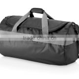 special design gray barrel shape sports bag with flap