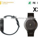2016 X3 Sim Card Smart Watch 3g Round Smart Watch MTK 6572 Watch the Sim thumbnail-3