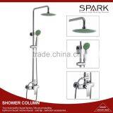 Modern Exposed Bathroom Brass Bath Shower Column Set