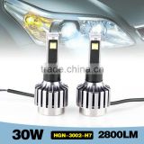 hot sale 6000-7000K 30w car led headlight h7