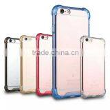 Ultral Thin TPU Edge and PC Back Clear Case for Iphone 6