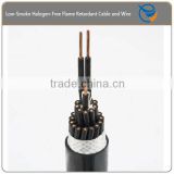 Low smoke halogen free copper wire braid cable