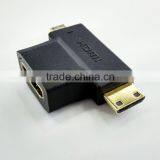 Portable Female Hdmi to Male Mini Hdmi Adapter With High Speed Data Transmission thumbnail-2