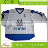 Newest White Custom Cheap Sublimation Inline Hockey Jersey