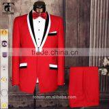 2016 Hot Sale Classic European Style Wholesale Custom Logo Formal Slim Fit Rayon RED Royal Blue Wedding Man Suits Quality Choice thumbnail-4