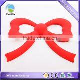 custom red bowknot bow-tie Soft PVC rubber decorative fridge magnet