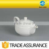 White Heat Resistant Fine China Ceramic Teapot thumbnail-2