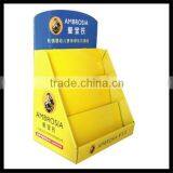 Dahua Factory Cheap Counter Top Display With Yellow Printing for Promoting Baby Product